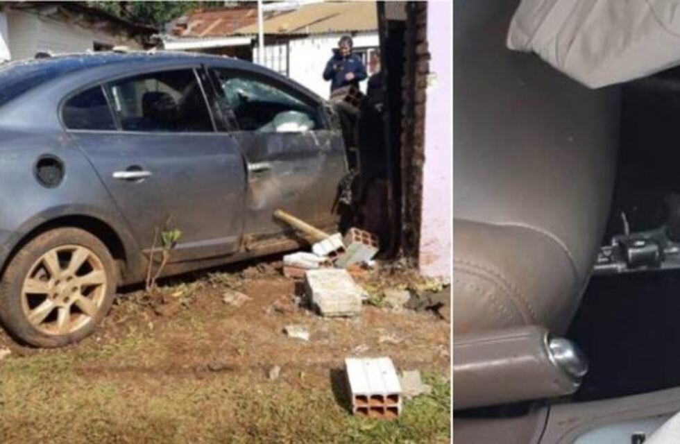Positivo de cocaína para el hombre que chocó y destruyó una casa en Posadas