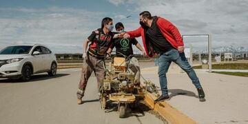 Vuoto recorrió obras en la ciudad (web)