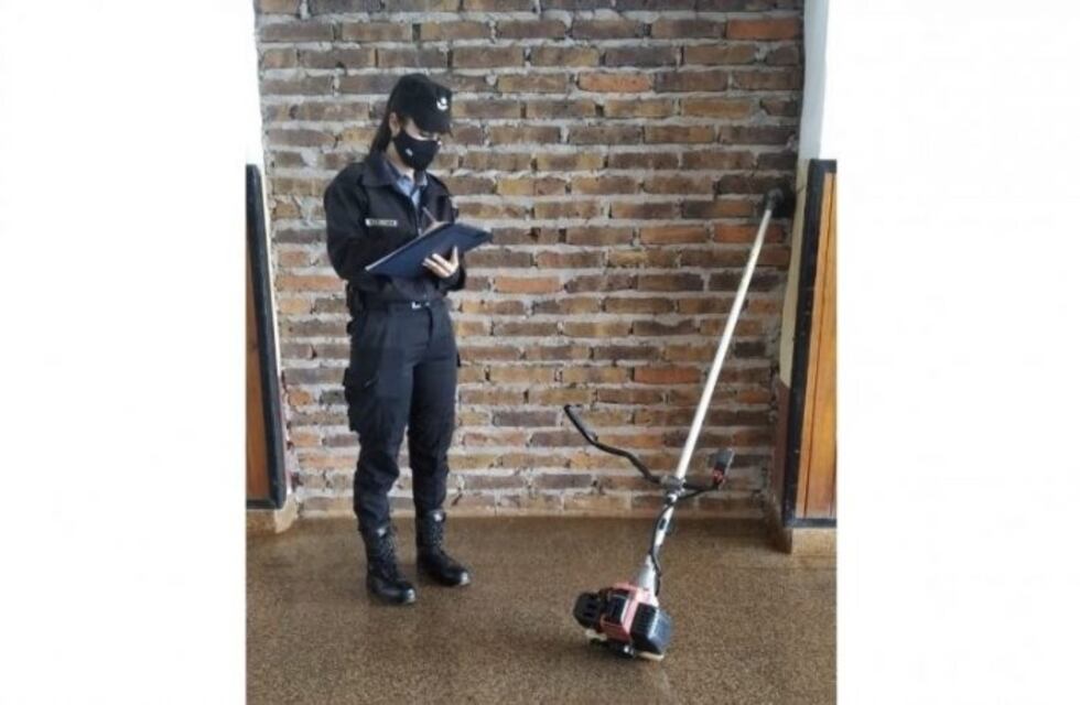 Recuperan una desmalezadora que fue robada en Oberá