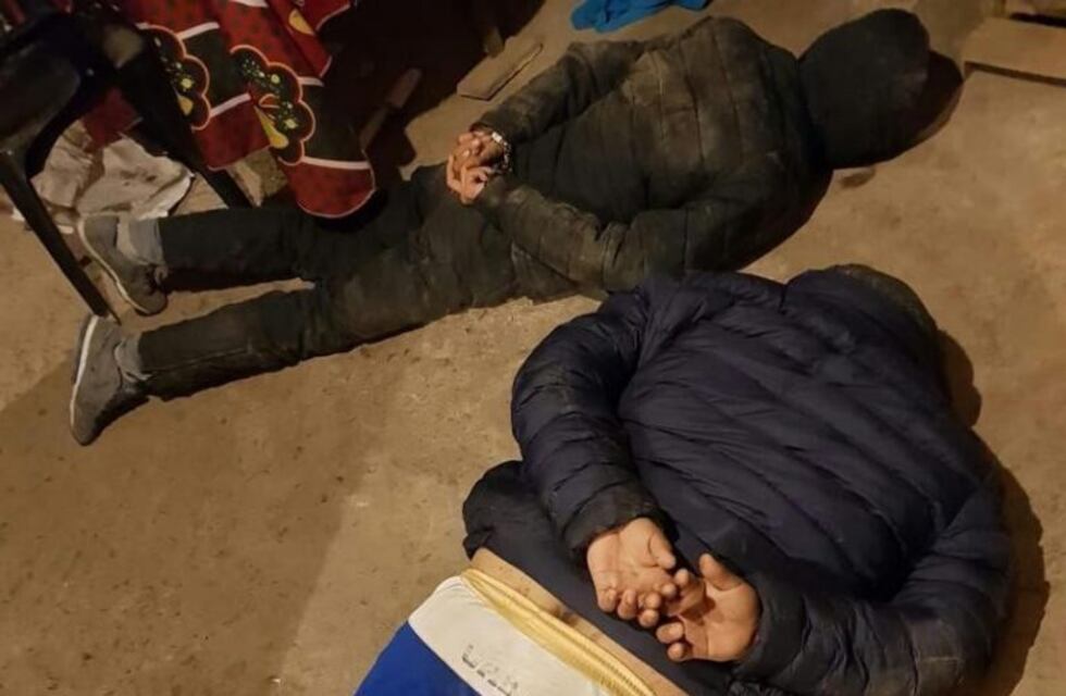 Atraparon en Manantial Sur a dos motoarrebatadores