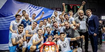 La Aelección Argentina de vóley jugará los Juegos Olímpicos de Tokio\u002E (Foto: FIVB)