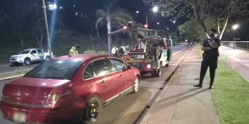 Los móviles policiales y de la municipalidad trabajaron den conjunto\u002E