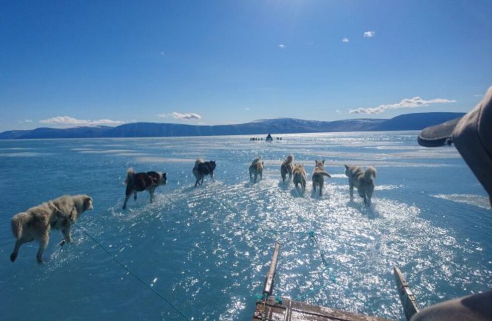 Groenlandia: se derritieron 10 mil millones de toneladas de hielo por el cambio climático