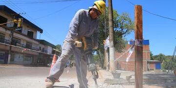 Amplían un carril de la avenida San Martín