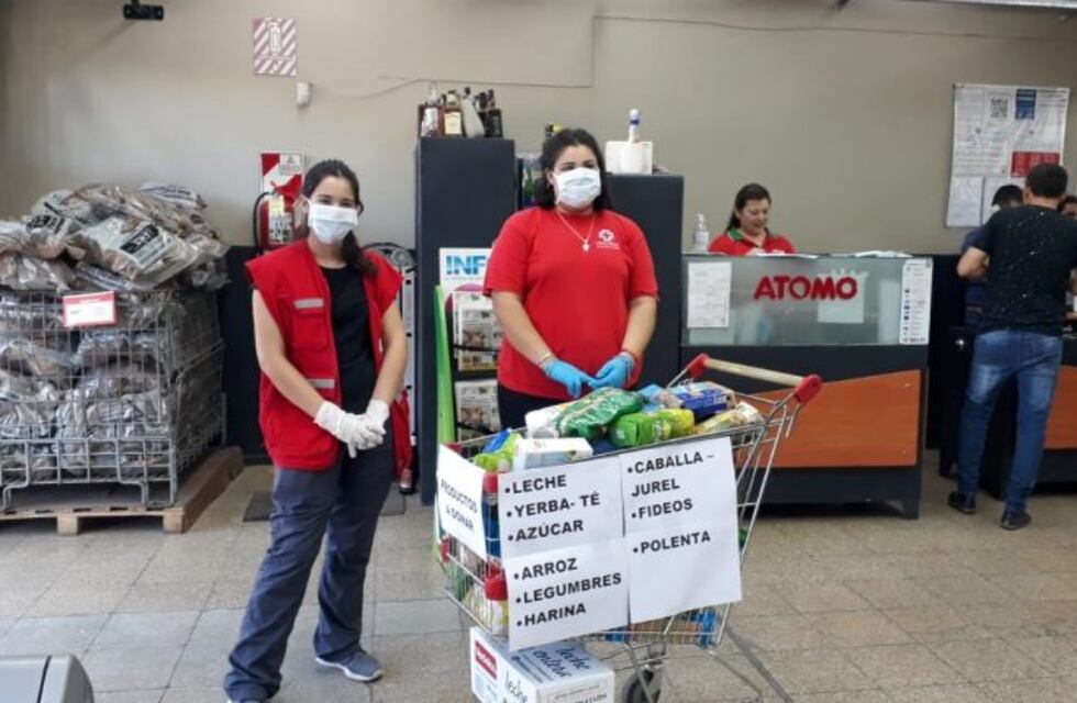 Compra solidaria  la campaña que inició la Cruz Roja en San Rafael