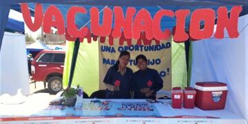 Campaña de vacunación contra sarampión y rubéola, en Jujuy
