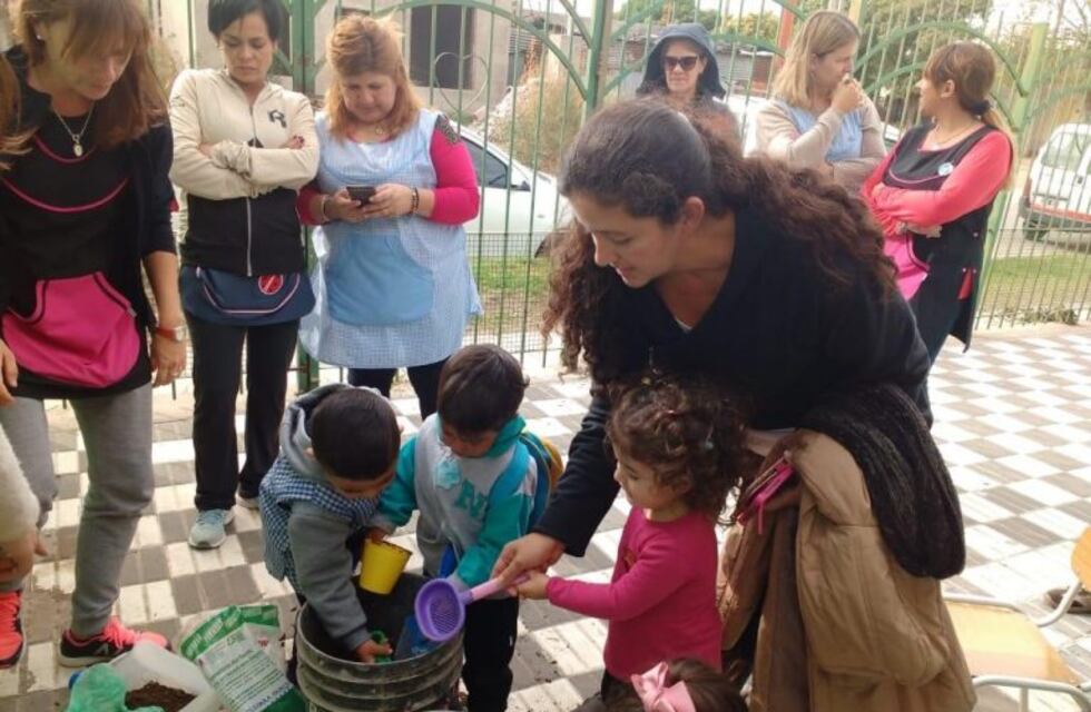 Huertas Familiares en jardines maternales del Municipio