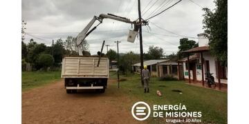 Energía de Misiones realizará cortes para reparaciones y mantenimiento este domingo\u002E
