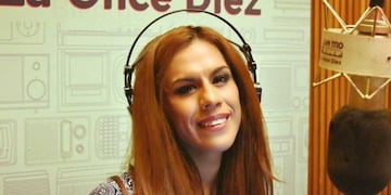 Diana Zurco, la primera locutora trans del país\u002E (Redes sociales)