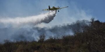 Incendios en Sierras Chicas (Gentileza Pedro Castillo)