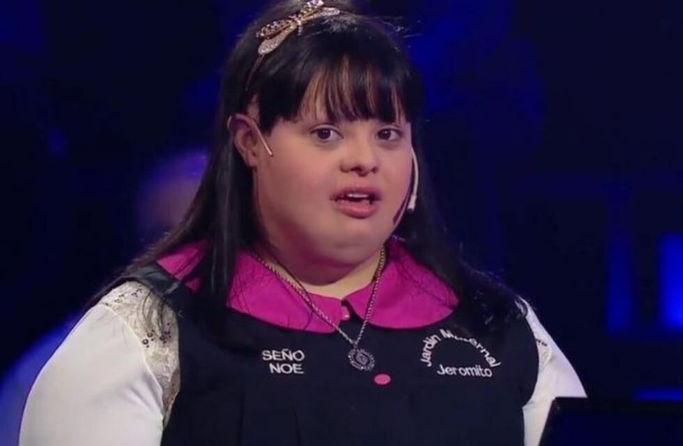 Noelia, la maestra cordobesa con Síndrome de Down que ganó $ 180 mil en Quién Quiere Ser Millonario