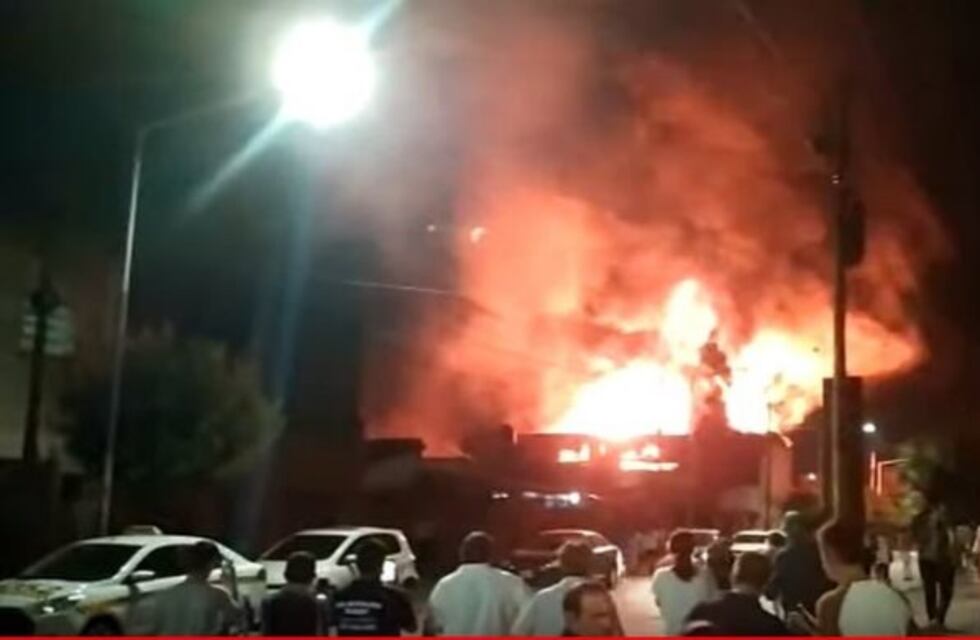 Una colchonería se incendió en Navidad