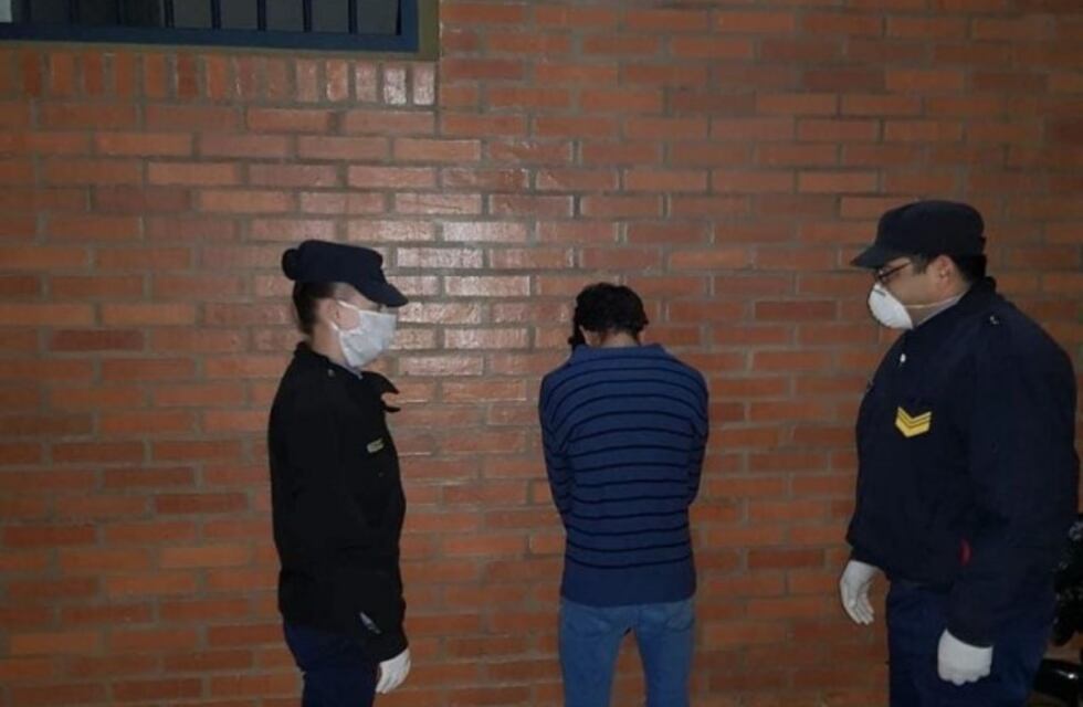 Violó la cuarentena y quiso evitar ser detenido, a machetazos