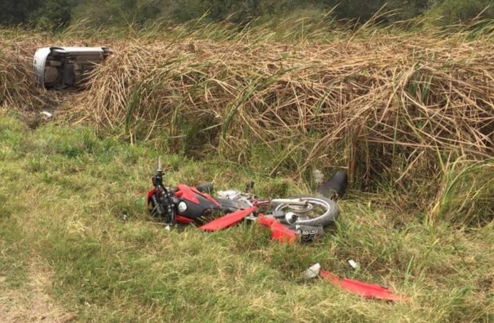 Choque en la Ruta 11, dos heridos, uno grave