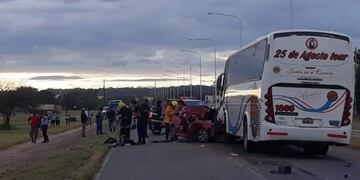 Accidente en ruta provincial N° 20