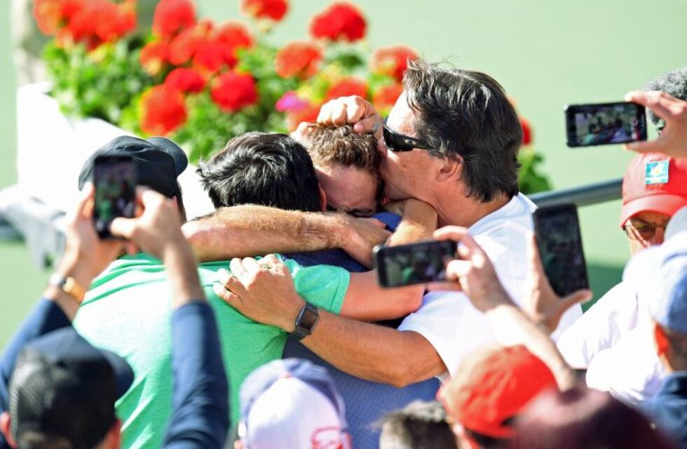 El festejo descontrolado de Del Potro: jacuzzi, champagne y cantitos