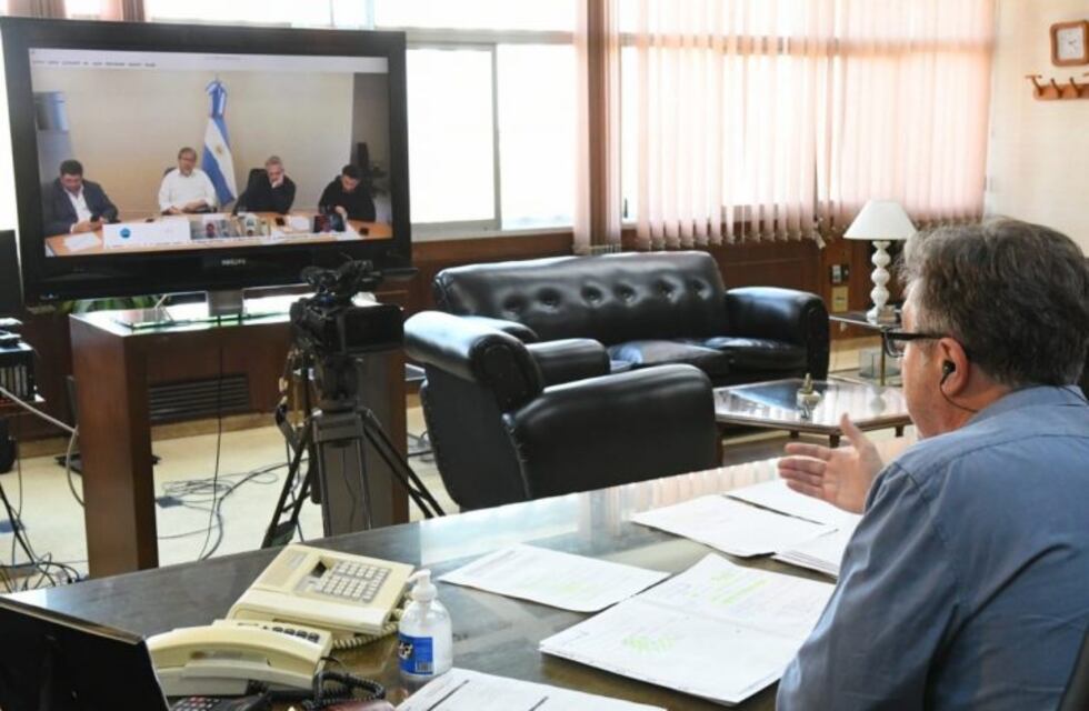 El intendente Luis Castellano participó de una teleconferencia con el presidente Alberto Fernández