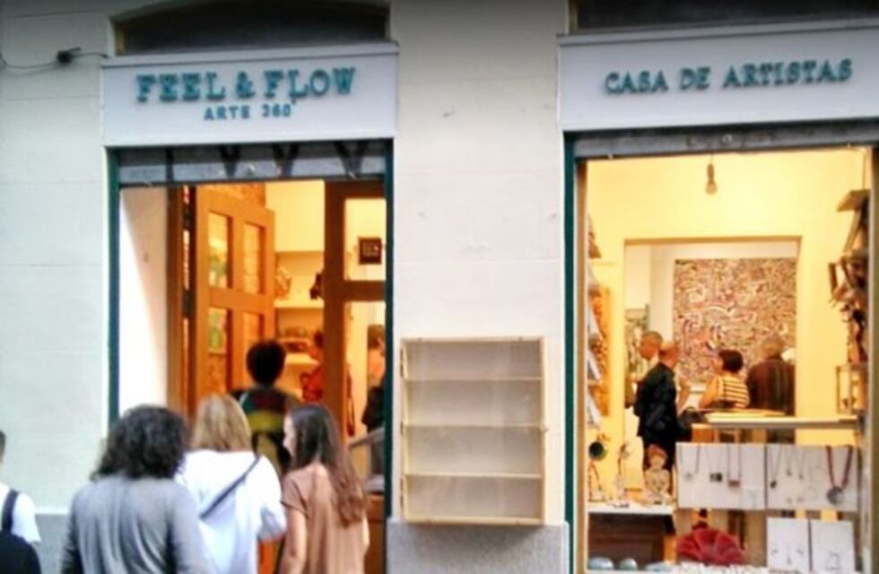 La artista plástica pampeana Rosana Moreno está exponiendo en Madrid
