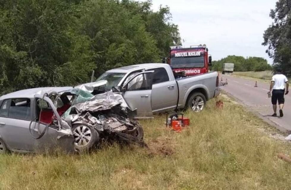 Murió un pampeano al chocar de frente un auto y una camioneta cerca de Miguel Riglos