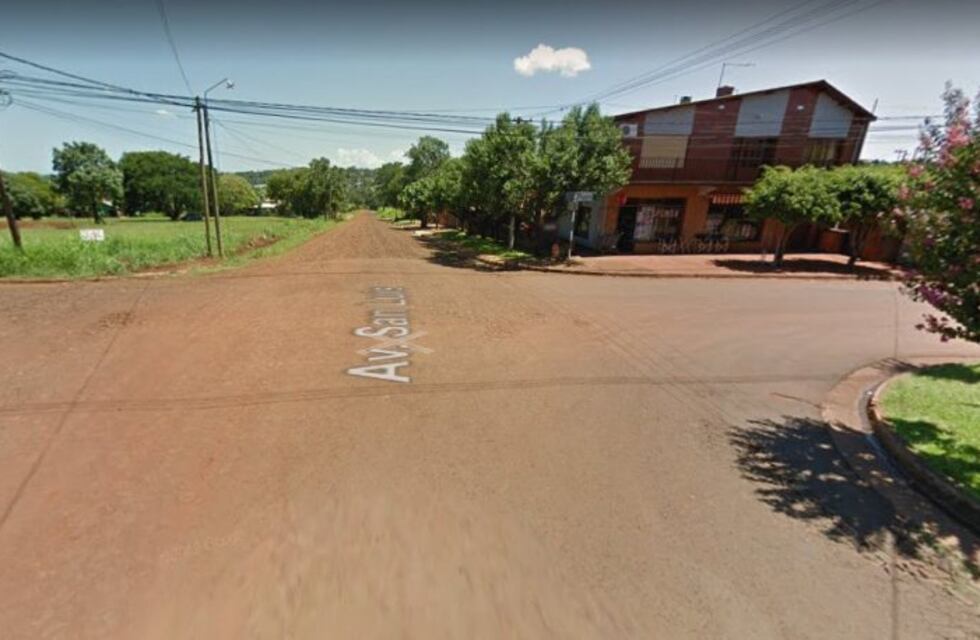 Oberá: accidente dejó un motociclista herido