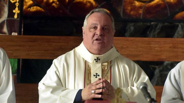 Monseñor Marcelo Colombo, arzobispo de Mendoza difundió un saludo de Navidad para todos los mendocinos. Patricio Caneo/Los Andes