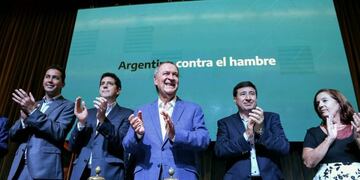 Daniel Arroyo junto a Schiaretti en Córdoba\u002E