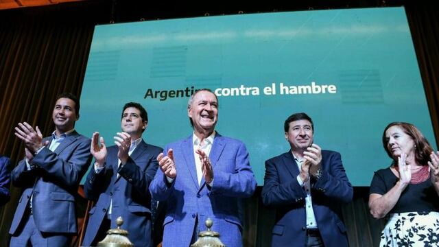 Daniel Arroyo junto a Schiaretti en Córdoba\u002E