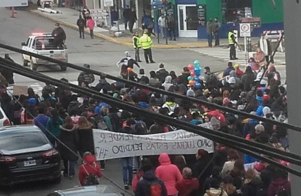 Mañana de reclamos en Comodoro Rivadavia