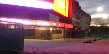 Así amaneció, este viernes, el Estadio Aldo Cantoni\u002E