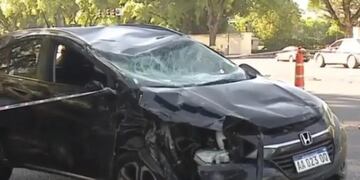 Choque taxis Av libertador (Web)