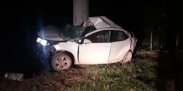 Accidente en Tartagal\u002E (Prensa Policía de Salta)