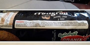 La ANMAT retiró del mercado una reconocida marca de galletitas y una harina de maíz