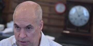 DYN10, BUENOS AIRES,04/10/2016, EL JEFE DEL GOBIERNO PORTEu00d1O, HORACIO RODRIGUEZ LARRETA ANUNCIA EL ENVIO DEL PROYECTO DE LEY PARA LA CREACION DE LA POLICIA DE LA CIUDAD, SERA LA UNION DE LA POLICIA FEDERAL Y LA METROPOLITANA. FOTO:DYN/LUCIANO THIEBERGER