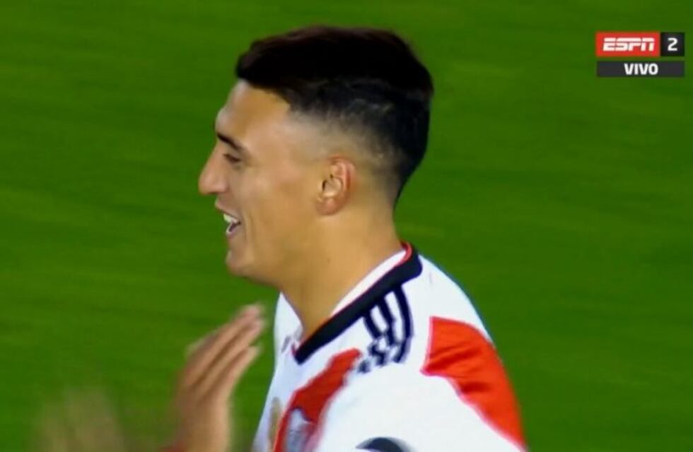Matías Suárez, protagonista del River campeón de la Recopa