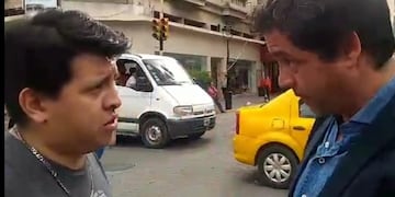 Incidentes entre el concejal del FIT, inspectores municipales y vendedores ambulantes