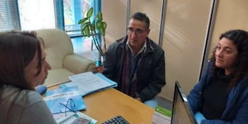 Representantes de la Unión Personal Civil de la Nación (Foto: Rio Negro)\u002E