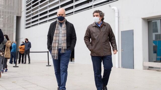 Horacio Rodríguez Larreta y Fernán Quirós (Foto: Twitter)