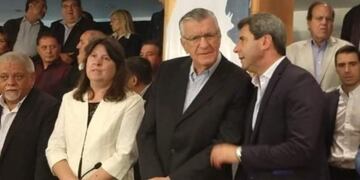 José Luis Gioja y Sergio Uñac\u002E
