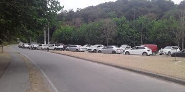 Largas filas para ir a Horco Molle\u002E