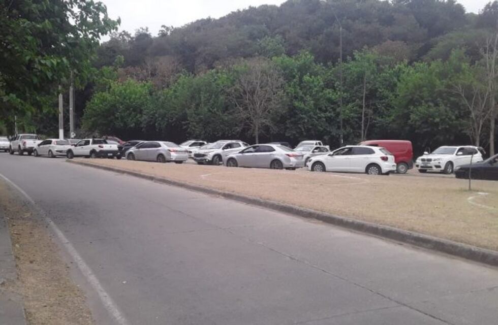 Larga espera para llegar a los senderos