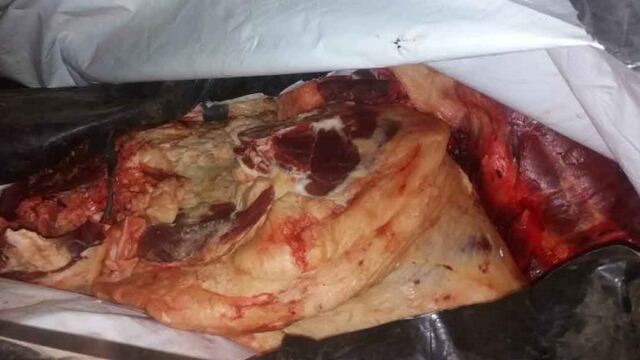 Decomisaron 150 kilos de carne no apta para consumo en Mosconi\u002E (Policía de Salta)