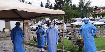 Búsqueda de sintomáticos de Covid-19 en Tafí del Valle\u002E