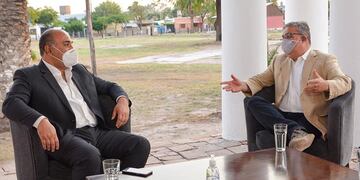 Manzur y Jalil se reunieron para proyectar obras viales entre Catamarca y Tucumán\u002E (SECPT)