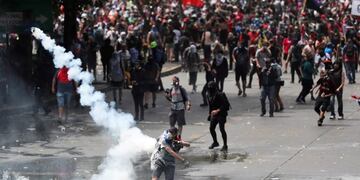 Protestas en Chile\u002E (REUTER)