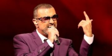 FILE PHOTO British singer George Michael performs on stage during his