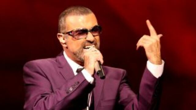 FILE PHOTO British singer George Michael performs on stage during his