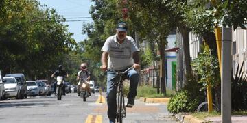 Mejoras en el ciclocarril de calle Falucho