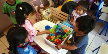 Con el programa "Buena Cosecha" se asistirán a más de 700 chicos y beneficiarán a 14 jardines maternales de San Martín. Ignacio Blanco/Los Andes