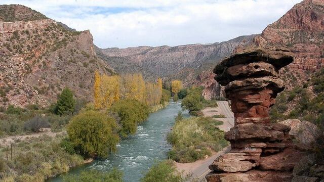 El incidente con el turista cordóbes ocurrió el domingo en el Cañón del Atuel.