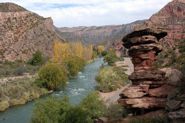Cañón del Atuel en San Rafael.